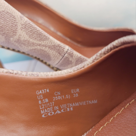 COACH Waverly Pump Size 8.5 - Picture 11 of 11